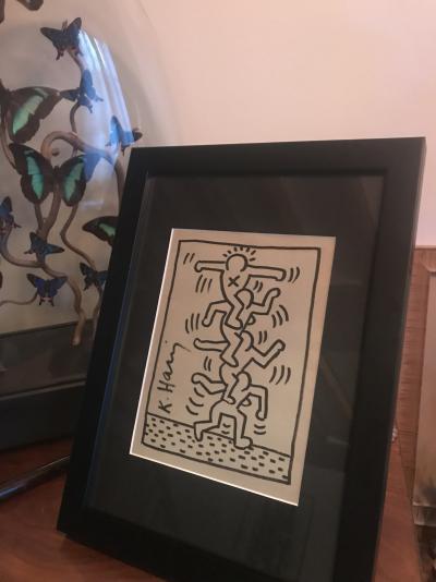 Keith HARING (1958-1990) - Dessin au feutre avec certificat 2