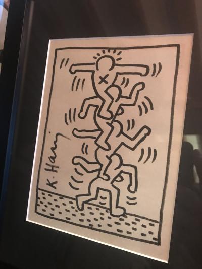 Keith HARING (1958-1990) - Dessin au feutre avec certificat 2