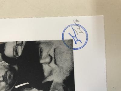 JR (1983) - Lithographie  série Inside Out Paris, cliché du Panthéon. 2