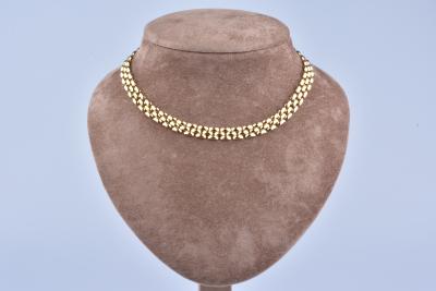 Collier 18 ct (750/1000) Type Maille Grain de Riz 2