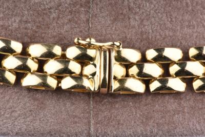 Collier 18 ct (750/1000) Type Maille Grain de Riz 2