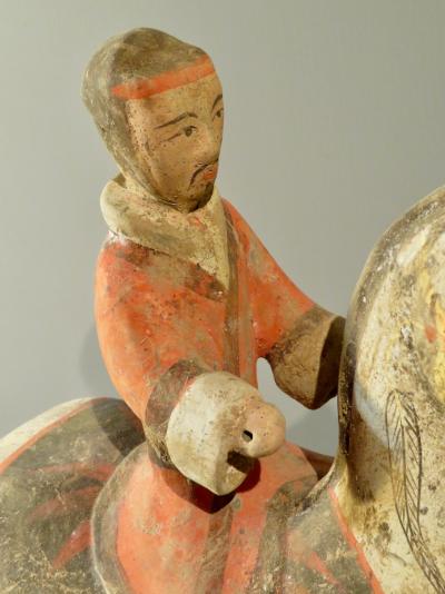 Cavalier et son cheval, dynastie HAN avec TL test 2