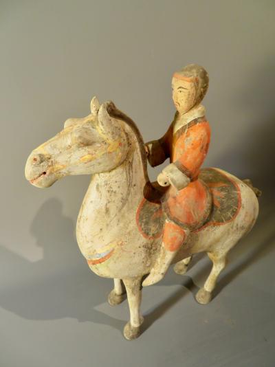Cavalier et son cheval, dynastie HAN avec TL test 2