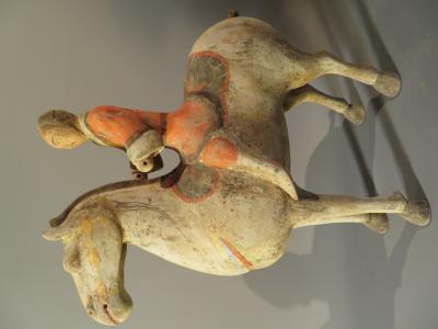 Cavalier et son cheval, dynastie HAN avec TL test 2