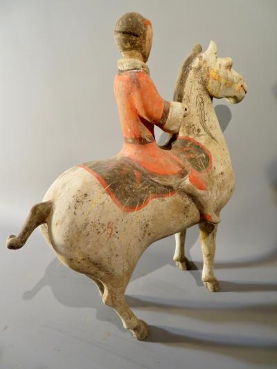 Cavalier et son cheval, dynastie HAN avec TL test 2