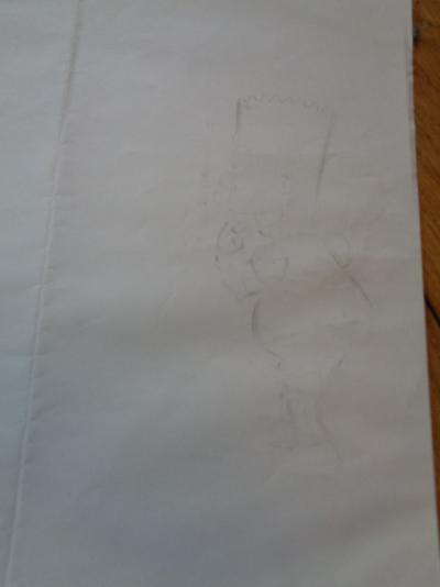 dessin original de production de bart des simpsons 2