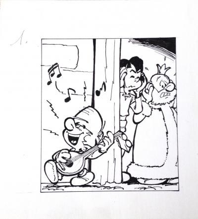Peyo - La Flûte à six Schtroumpfs - Illustration 2