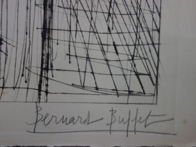 Bernard BUFFET : Le lapin écorché - Gravure originale Signée 2