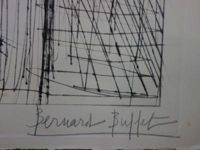 Bernard BUFFET : Le lapin écorché - Gravure originale Signée 2