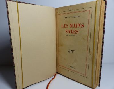Jean-Paul Sartre. Les mains sales. Gallimard. 1950. Dédicacé. 2