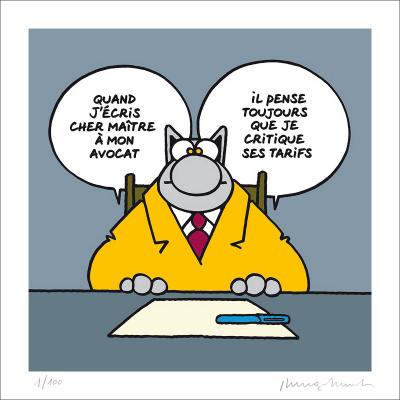 Philippe GELUCK, CHER MAÎTRE, digigraphie, 2017 2