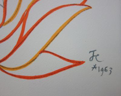 Jean COCTEAU : Toréador flamboyant, 1965 - Lithographie signée 2