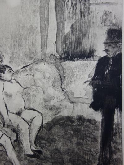 Edgar DEGAS : Un choix délicat - Gravure originale, 1935 2