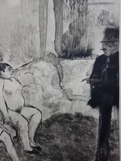 Edgar DEGAS : Un choix délicat - Gravure originale, 1935 2