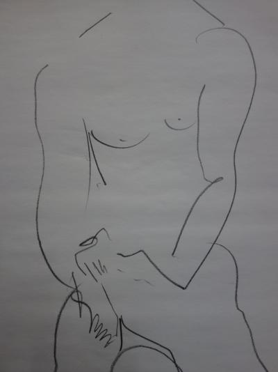 Gaston COPPENS : Etudes d’après Matisse, Trois dessins originaux 2