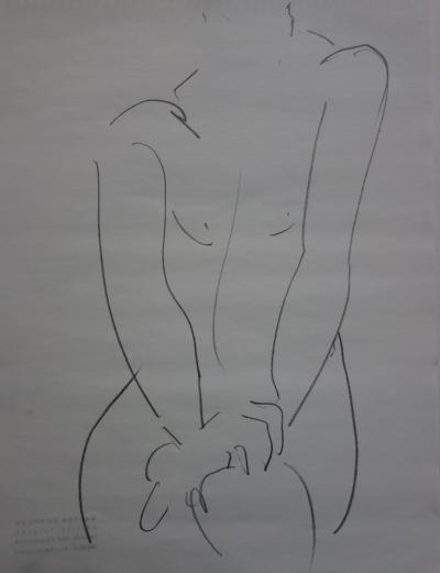 Gaston COPPENS : Etudes d’après Matisse, Trois dessins originaux 2