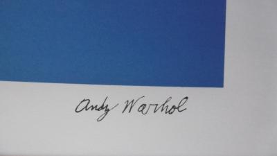 Andy WARHOL (d’après) - MERCEDES F1 STROMLINE W196R , Lithographie signee dans la planche tampon du CMOA 2