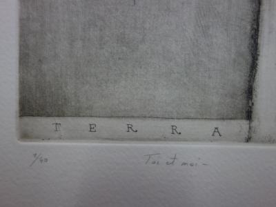 Daniel AIRAM : Toi et moi, Gravure originale signée 2