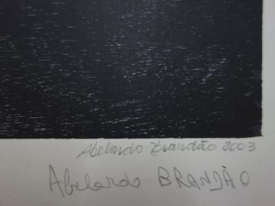 Abelardo BRANDAO : Mater amabilis, Gravure originale signée 2