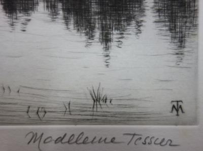 Madeleine TESSIER : Kervilaine, Gravure originale signée 2