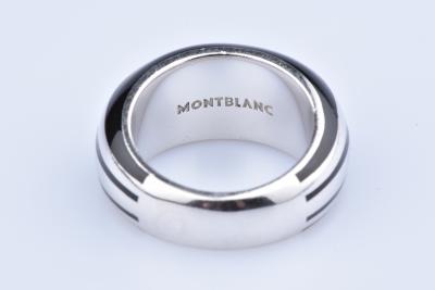 Bague MONTBLANC Collection Star  en Argent Massif et Résine 2