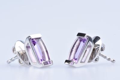 Boucles d’oreilles MONTBLANC  Améthyste 2