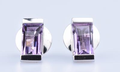 Boucles d’oreilles MONTBLANC  Améthyste 2