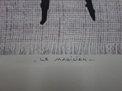 Richard GALL : Le Magicien, Gravure originale signée 2