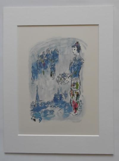 Marc CHAGALL (d’après) - Le magicien de Paris, Lithographie 2