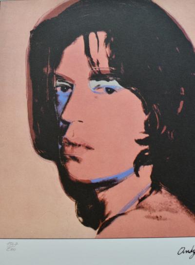 Andy Warhol - Mick Jagger publiée en 1986 2