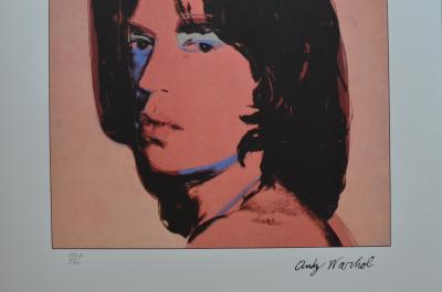 Andy Warhol - Mick Jagger publiée en 1986 2