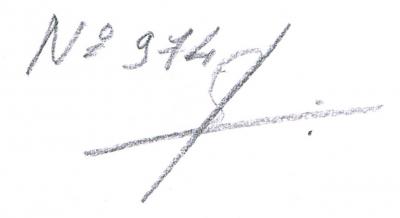 Jean-Paul BARET -  N°974, Tirage signé 2