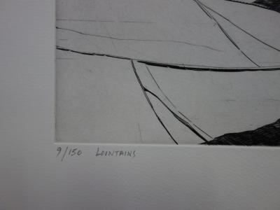 Georges BALL : Lointains, Gravure originale signée 2