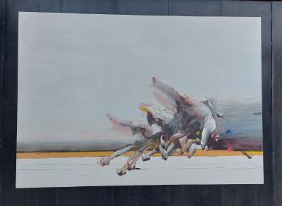 Ahmed Shahabuddin  - JO Barcelone, 1992 -Grande  sérigraphie originale signée au crayon 2