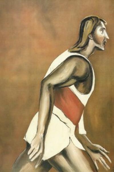 Constantin BYZANTIOS - JO Barcelone, 1992 - Lithographie signée au crayon 2
