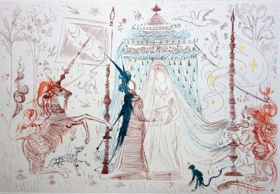 Salvador Dali : Gala mon seul désir - Gravure originale signée, 1965 2