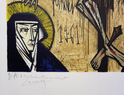 Bernard BUFFET : Le Christ, Ayez Pitié - Lithographie originale signée, 1961 2