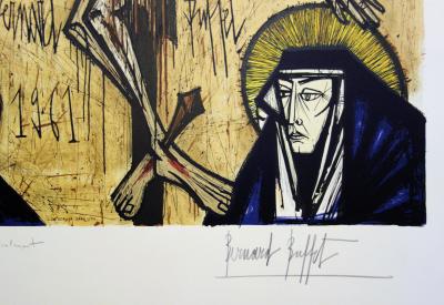 Bernard BUFFET : Le Christ, Ayez Pitié - Lithographie originale signée, 1961 2