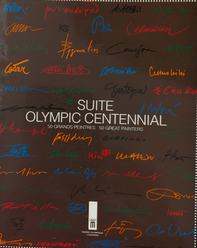 Jiri Kolar - Jeux Olympiques de Barcelone, 1992 -GRANDE  lithographie originale signée au crayon 2