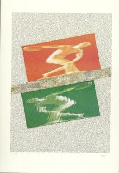 Jiri KOLAR - Jeux Olympiques de Barcelone, 1992 -GRANDE  lithographie originale signée au crayon 2