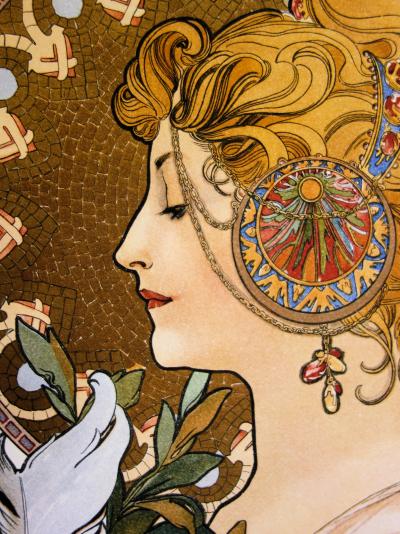 Alphonse MUCHA (d’après) : La Plume - Giclée sur vélin 2