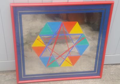 Yaacov AGAM - Star of David - Abstract Illusionism, 1979, Sérigraphie signée 2