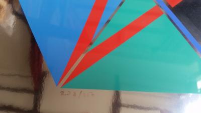 Yaacov AGAM - Star of David - Abstract Illusionism, 1979, Sérigraphie signée 2