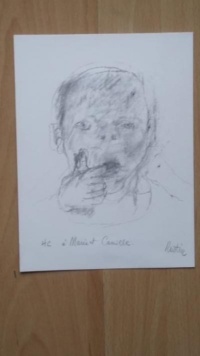 Jean RUSTIN - Portrait d’enfant - Lithographie originale signée au crayon 2