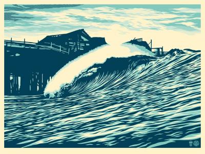P.O.P WAVE (Blue) Shepard Fairey X Craig Stecyk III - Obey 2
