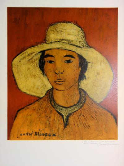 André MINAUX : Hommage Vincent van Gogh - Lithographie originale Signée 2