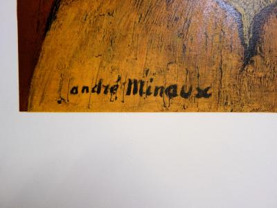 André MINAUX : Hommage Vincent van Gogh - Lithographie originale Signée 2