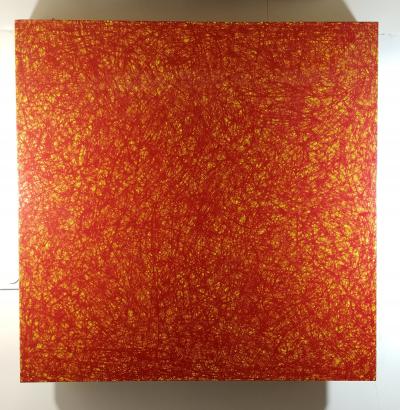 Brice Mounier - Brain Red, 2016, Acrylique sur toile 2
