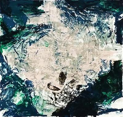 Zao Wou-Ki  - Berggruen (1982) - Lithographie originale signée au crayon 2