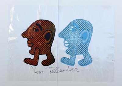 Yvon TAILLANDIER - Capitipède Duo 1 -2015, Sérigraphie signée 2